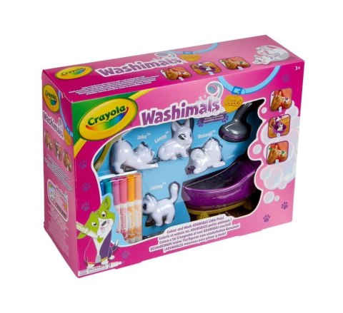 Zestaw kreatywny Figurki do malowania Zestaw z wanną Crayola Washimals Zestaw kreatywny Figurki do malowania Zestaw z wanną Crayola Washimals