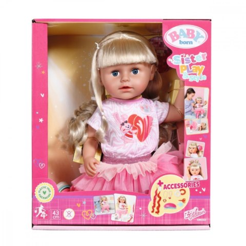 Lalka Baby Born Siostrzyczka Style and Play 43 cm Lalka Baby Born Siostrzyczka Style and Play 43 cm