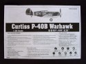 Model plastikowy Curtiss P-40B Warhawk 1/32 Model plastikowy Curtiss P-40B Warhawk 1/32