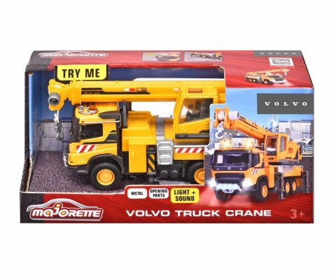 Pojazd Grand Volvo ciężarówka z dźwigiem, 22 cm Pojazd Grand Volvo ciężarówka z dźwigiem, 22 cm