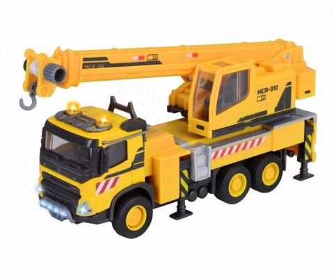 Pojazd Grand Volvo ciężarówka z dźwigiem, 22 cm Pojazd Grand Volvo ciężarówka z dźwigiem, 22 cm