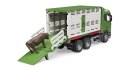 Pojazd Scania Super 560R Kontener z figurką krowy Pojazd Scania Super 560R Kontener z figurką krowy