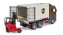 Pojazdy Scania Super 560R Kontener UPS z wózkiem widłowym Pojazdy Scania Super 560R Kontener UPS z wózkiem widłowym