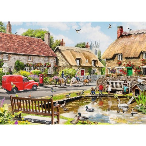 Puzzle 1000 elementów Premium Lato w miasteczku Puzzle 1000 elementów Premium Lato w miasteczku