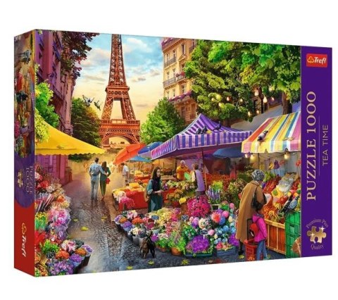 Puzzle 1000 elementów Premium Plus Quality Targ kwiatowy, Paryż Puzzle 1000 elementów Premium Plus Quality Targ kwiatowy, Paryż