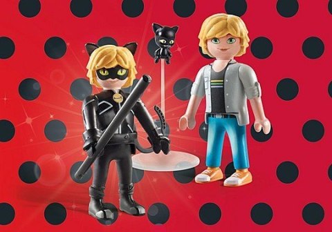 Zestaw figurek Miraculum 71337 Adrien i Czarny Kot Zestaw figurek Miraculum 71337 Adrien i Czarny Kot