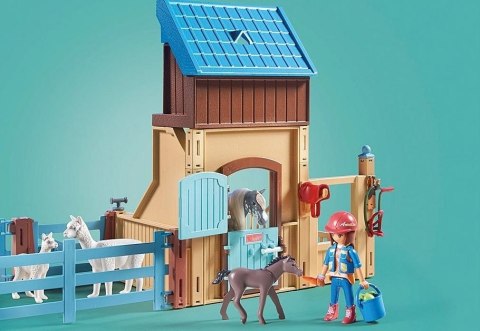 Zestaw z figurkami Horses 71353 Amelia i Whisper z boksem stajennym Zestaw z figurkami Horses 71353 Amelia i Whisper z boksem stajennym