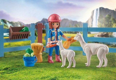 Zestaw z figurkami Horses 71353 Amelia i Whisper z boksem stajennym Zestaw z figurkami Horses 71353 Amelia i Whisper z boksem stajennym