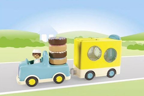 Zestaw z figurkami Junior 71702 Szalony Donut Truck z funkcją układania i sortowania Zestaw z figurkami Junior 71702 Szalony Donut Truck z funkcją układania i sortowania