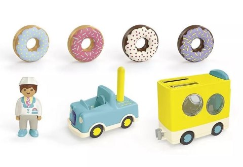 Zestaw z figurkami Junior 71702 Szalony Donut Truck z funkcją układania i sortowania Zestaw z figurkami Junior 71702 Szalony Donut Truck z funkcją układania i sortowania