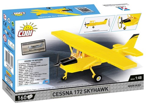 Klocki Cessna 172 Skyhawk 160 klocków żółty Klocki Cessna 172 Skyhawk 160 klocków żółty