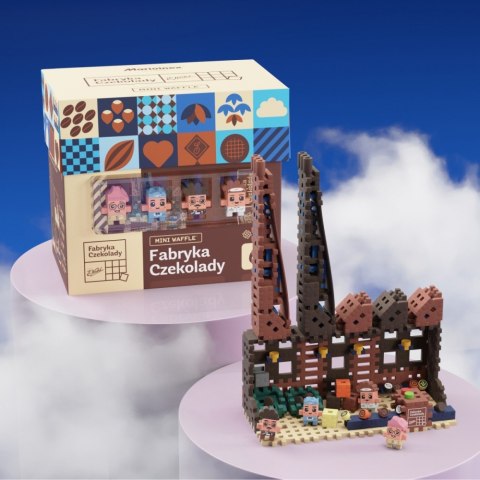 Klocki Mini Waffle - Wadel Fabryka czekolady 230 elementów Klocki Mini Waffle - Wadel Fabryka czekolady 230 elementów