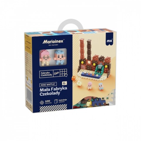 Klocki Mini Waffle Wedel - Mała fabryka czekolady 100 elementów Klocki Mini Waffle Wedel - Mała fabryka czekolady 100 elementów