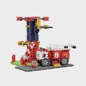 Klocki Waffle mini - Remiza strażacka 280 elementów Klocki Waffle mini - Remiza strażacka 280 elementów