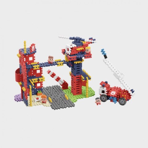 Klocki Waffle mini - Remiza strażacka 280 elementów Klocki Waffle mini - Remiza strażacka 280 elementów