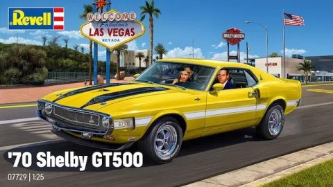 Model plastikowy 70 Shelby Mustang GT500 1/25 Model plastikowy 70 Shelby Mustang GT500 1/25
