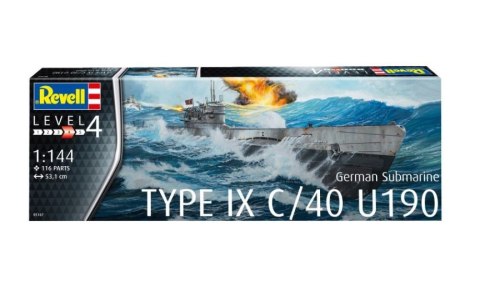 Model plastikowy German Submarine T.IX C/40 1/144 Model plastikowy German Submarine T.IX C/40 1/144