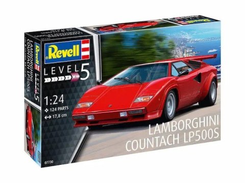 Model plastikowy Lamborghini Countach LP500 1/24 Model plastikowy Lamborghini Countach LP500 1/24
