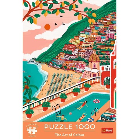 Puzzle 1000 elementów Premium Plus Positano Włochy Puzzle 1000 elementów Premium Plus Positano Włochy