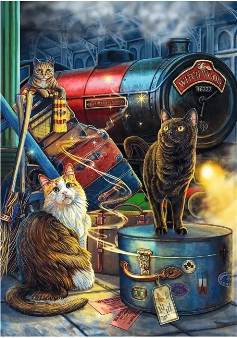 Puzzle 1000 elementów Premium Plus Quality Magic Collection: Ekspres czarownic Puzzle 1000 elementów Premium Plus Quality Magic Collection: Ekspres czarownic
