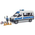 Zestaw Mercedes-Benz Sprinter policyjny z figurką i modułem światło/dźwięk Zestaw Mercedes-Benz Sprinter policyjny z figurką i modułem światło/dźwięk