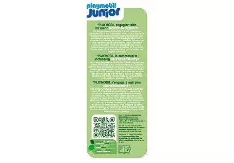 Zestaw z figurkami Junior 71656 Przygoda na gospodarstwie z traktorem, przyczepą i zwierzętami Zestaw z figurkami Junior 71656 Przygoda na gospodarstwie z traktorem, przyczepą i zwierzętami