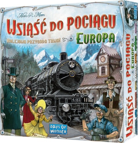 Gra Wsiąść do Pociągu Europa Gra Wsiąść do Pociągu Europa