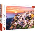 Puzzle 1000 elementów Zachód słońca nad Santorini Puzzle 1000 elementów Zachód słońca nad Santorini
