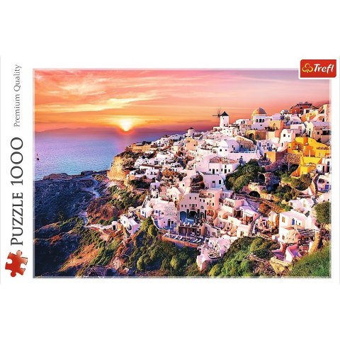 Puzzle 1000 elementów Zachód słońca nad Santorini Puzzle 1000 elementów Zachód słońca nad Santorini