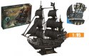 Puzzle 3D Duży zestaw okręt piracki Zemsta Królow Puzzle 3D Duży zestaw okręt piracki Zemsta Królow