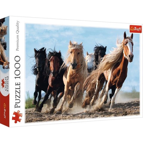 Puzzle 1000 elementów Galopujące konie Puzzle 1000 elementów Galopujące konie