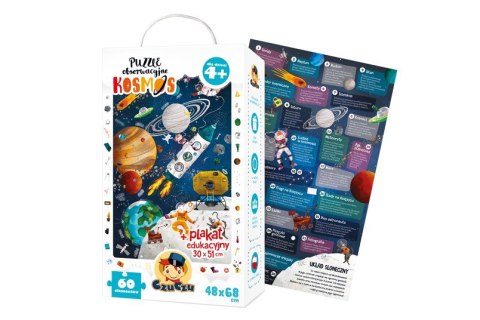 Puzzle obserwacyjne kosmos 60 elementów Puzzle obserwacyjne kosmos 60 elementów